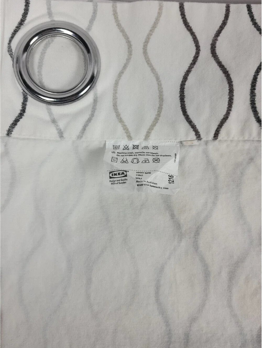 Ikea Henny Rand Curtains Brown & Grey